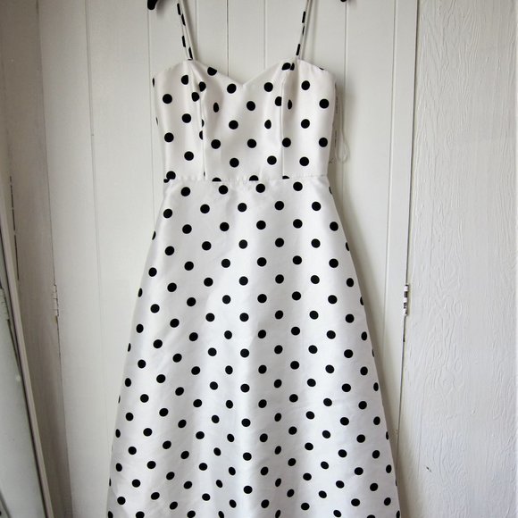 alfred sung polka dot dress